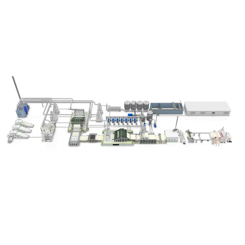 Crosslapping Spunlace Nonwoven Line