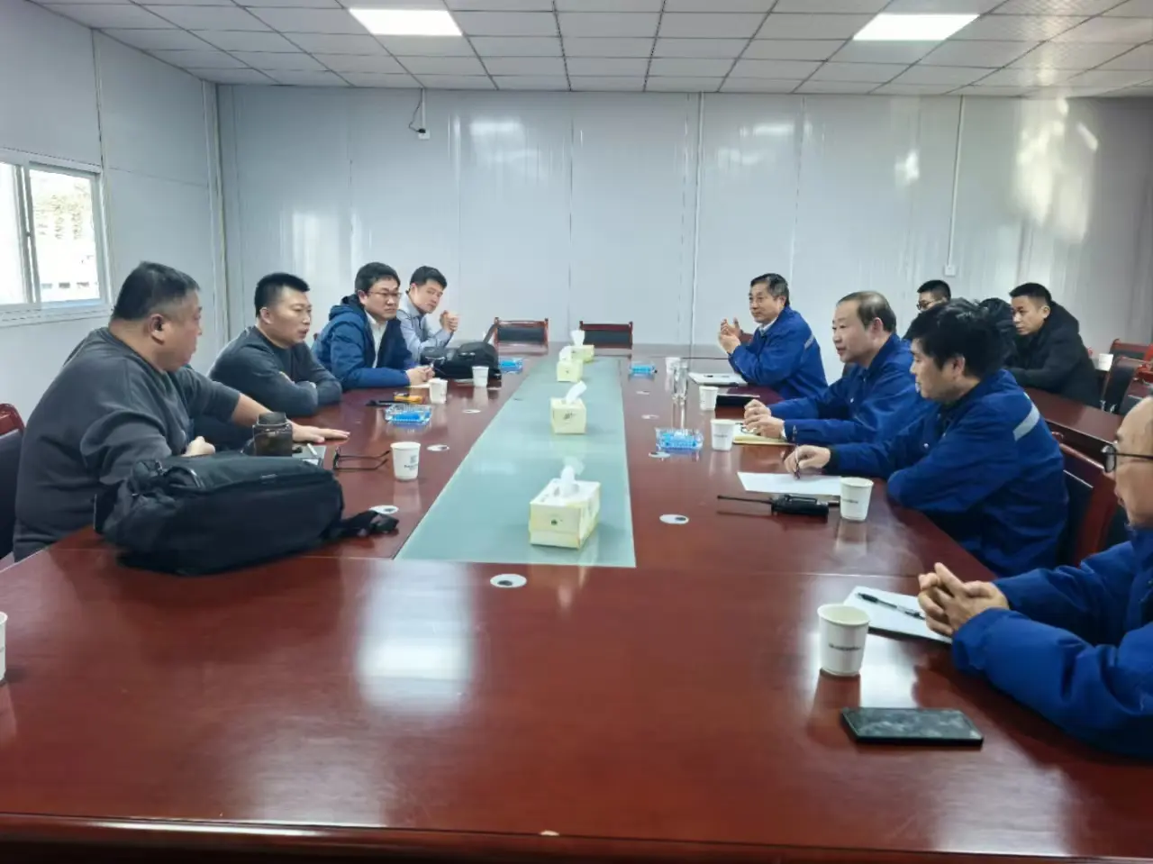 ZFJ Visit Huasaier Company to Jointly Promote the Efficient Operation of the Lyocell Production Line